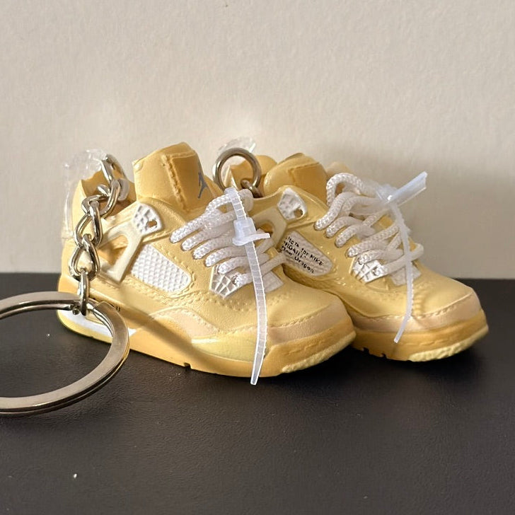 Mini 3D Sneaker Keyring - J4 x OffWhite