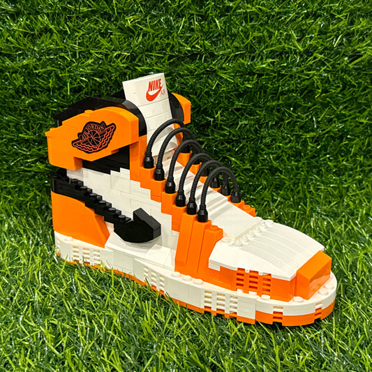 AJ1 Lego Building Blocks - Orange\White