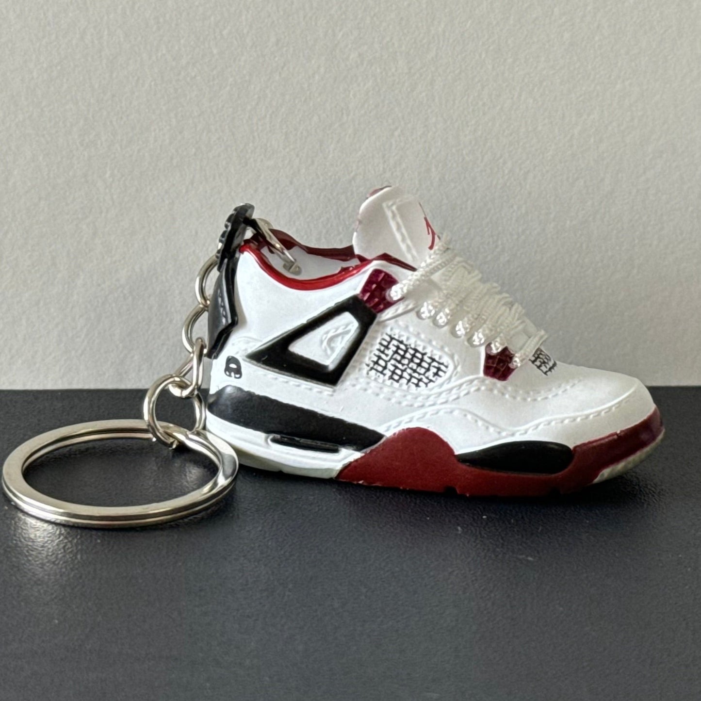 Mini 3D Sneaker Keyring - J4 "Dark Red"