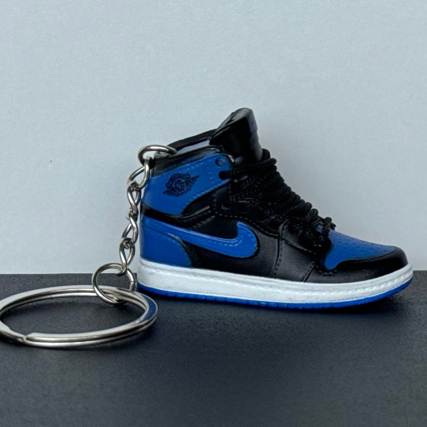 Mini 3D Sneaker Keyring - J1 "Royal Blue Reimagined"