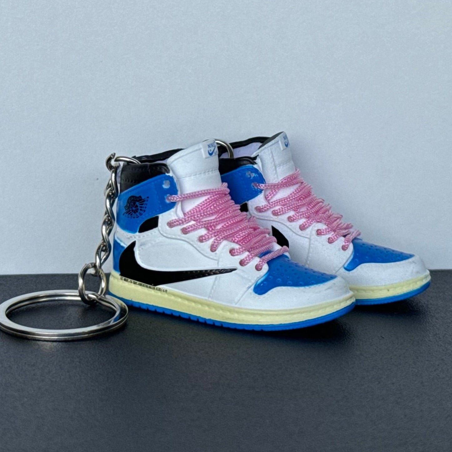 Mini 3D Sneaker Keyring - J1 x Travis Scott x Fragment