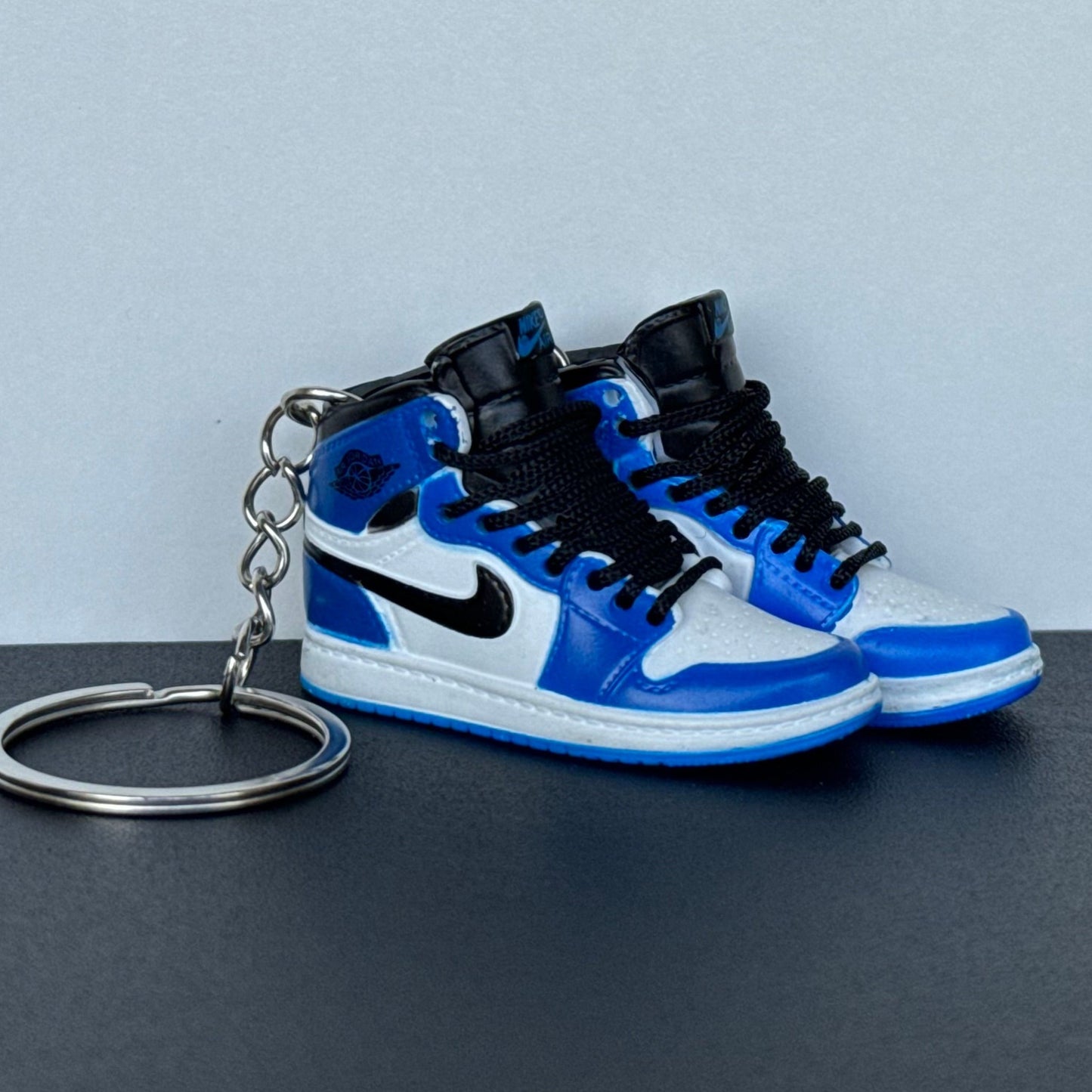 Mini 3D Sneaker Keyring - J1 "Royal Blue"