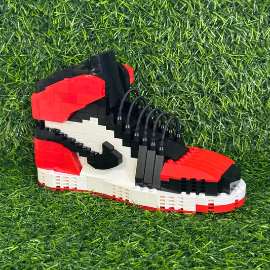 AJ1 Lego Building Blocks - Red Toe