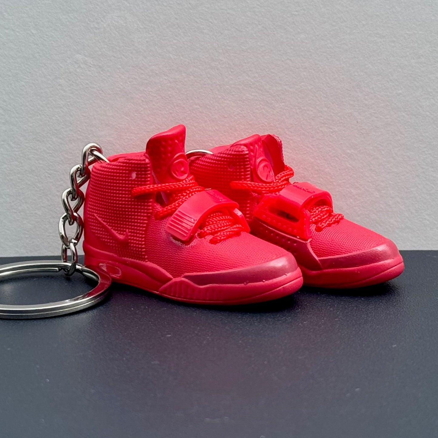 Mini 3D Sneaker Keyring - "Red October"