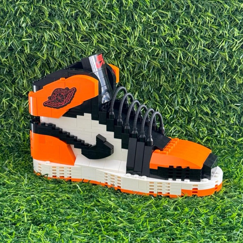 AJ1 Lego Building Blocks Orange Black Monsta Kicks Co