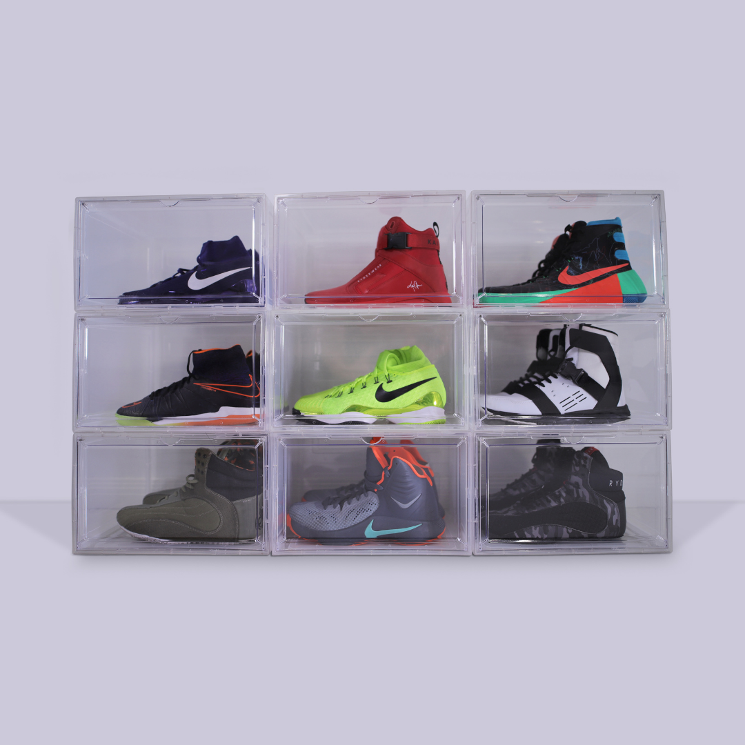Stackable Sneaker Display Cases - Clear (6)