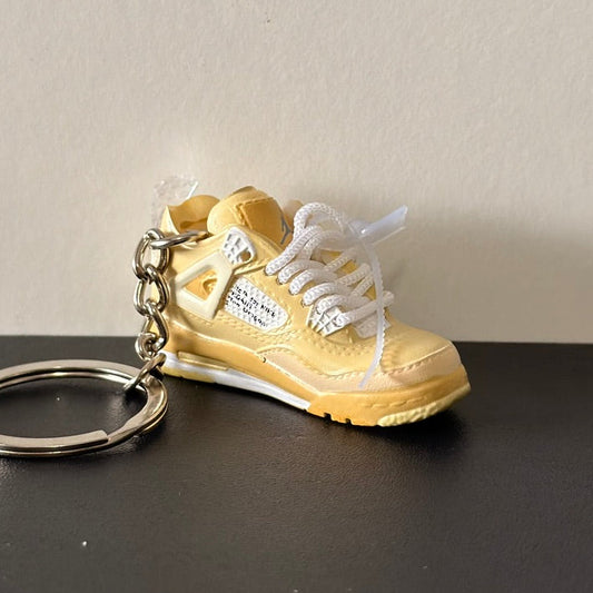 Mini 3D Sneaker Keyring - J4 x OffWhite