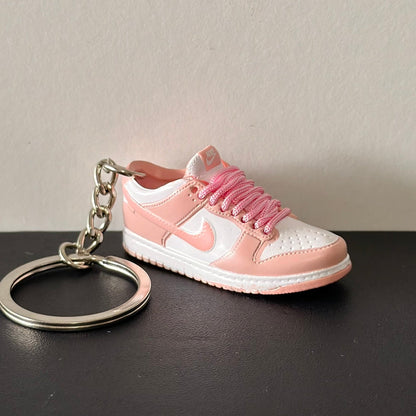 Mini 3D Sneaker Keyring - Dunk "Triple Pink"