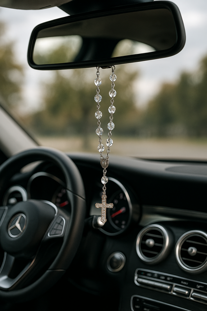 Handmade Crystal Car Rosary