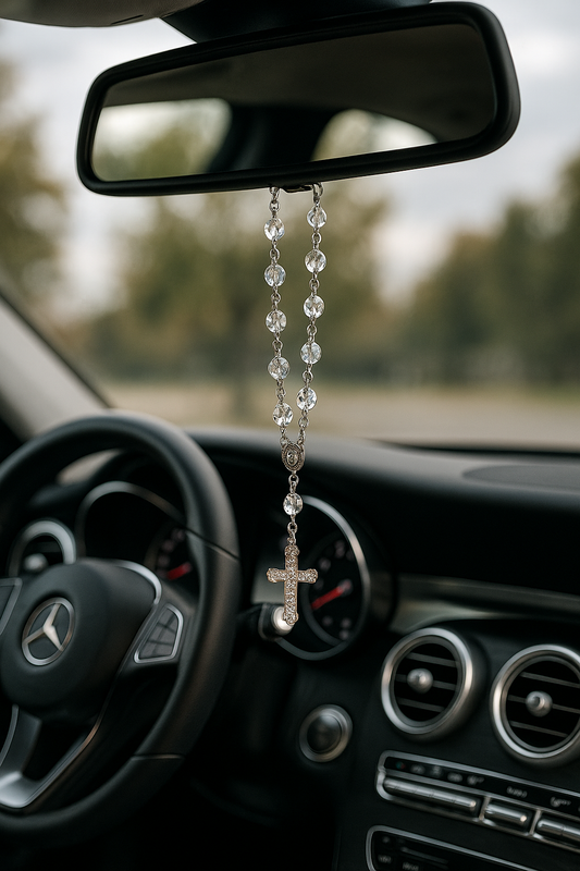 Handmade Crystal Car Rosary