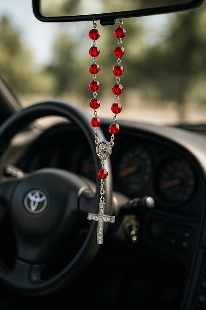 Handmade Crystal Car Rosary