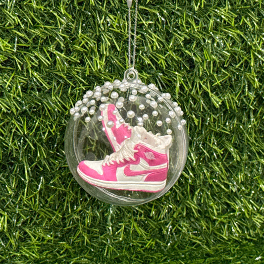 Mini Sneaker Christmas Bauble - Pearl