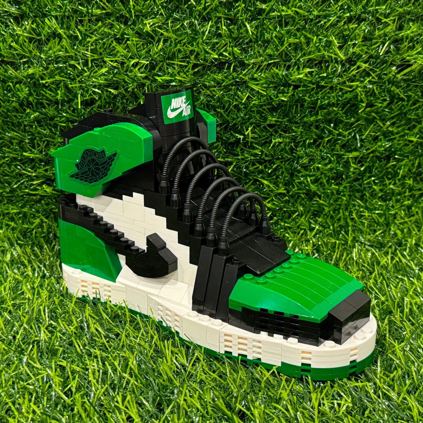 AJ1 Lego Building Blocks - Green\Black