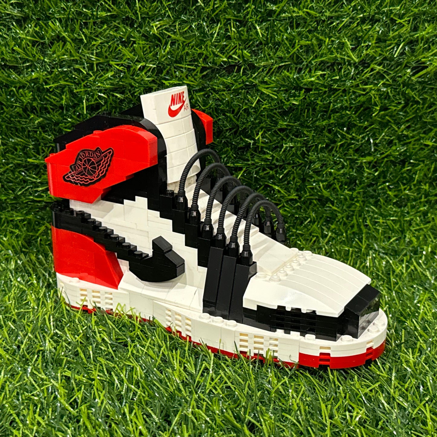 AJ1 Lego Building Blocks- Red\White\Black