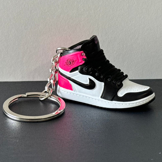 Air Jordan 1 3D Keyring - Retro Pink\Black