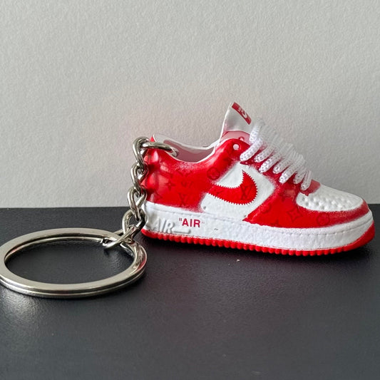 AirForce 1 x LV 3D Keyring - Red