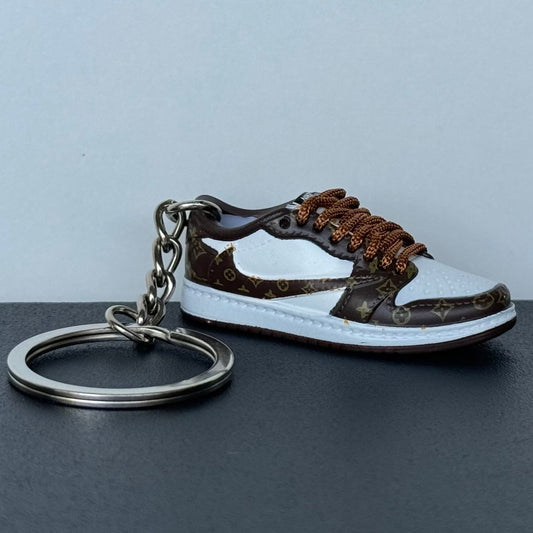 Mini 3D Sneaker Keyring - J1 Low "TS x Louis Vuitton"