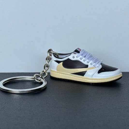 Air Jordan 1 Low 3D Keyring - Travis Scott Reverse Mocha