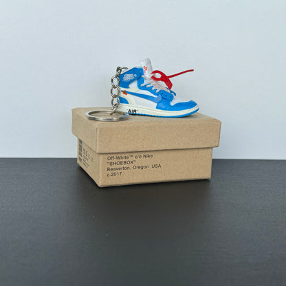 Sneaker Keyring Shoe Box - Off White "JUMPMAN"