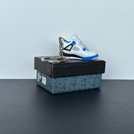 Sneaker Keyring Shoe Box - Jordan 4 "Flight"